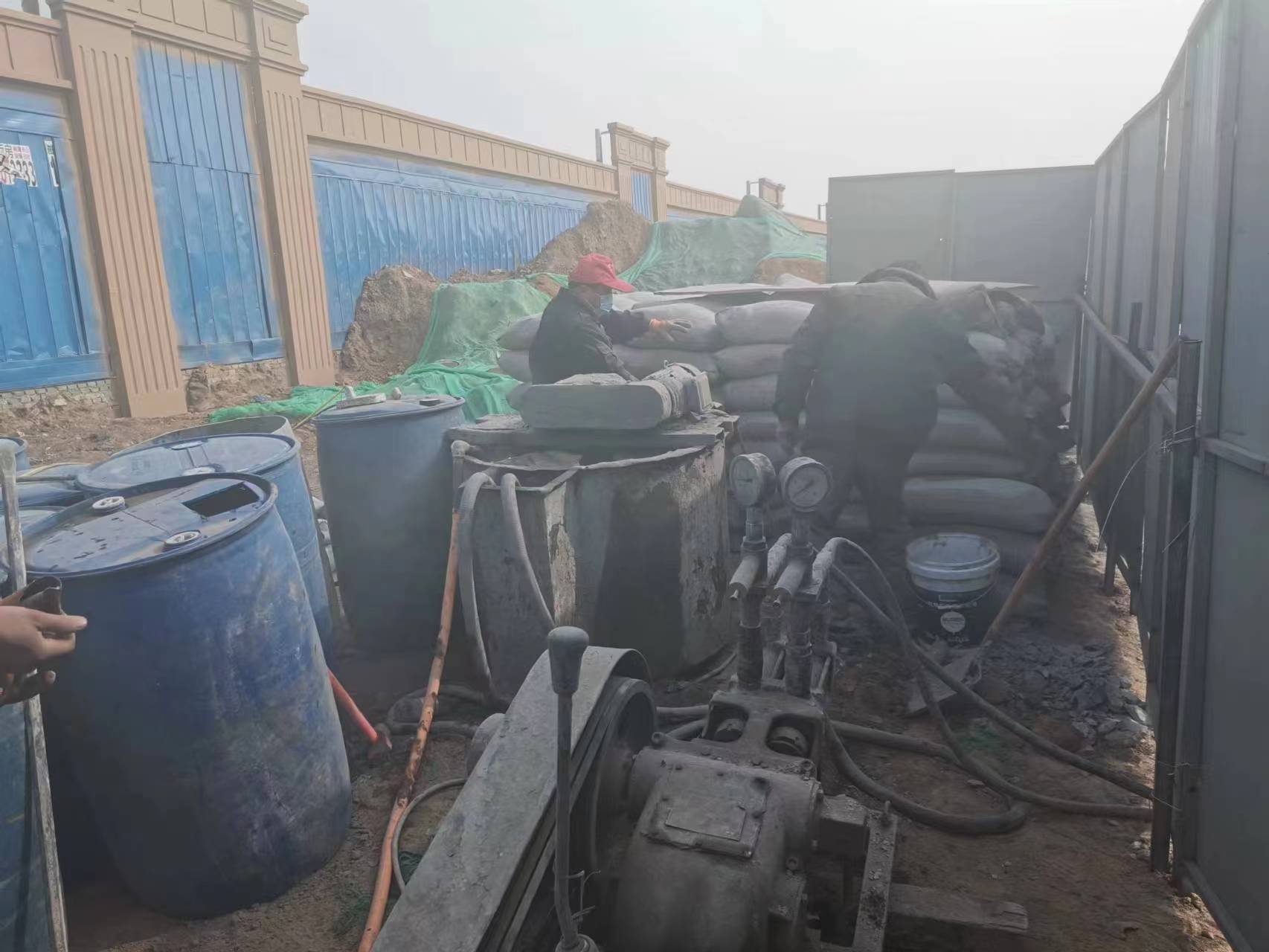 沅陵房屋下沉注浆